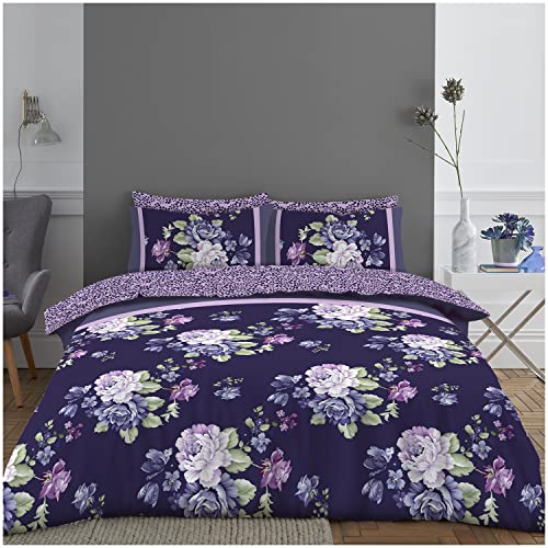 GC GAVENO CAVAILIA King Size Duvet Cover Sets With Fitted Sheet - Polycotton Complete Bedding Set including Pillow Cases