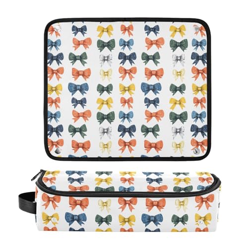 Bolsa de viaje para herramientas de cabello resistente al calor CWUPZAY con tapete aislante para planchas, rizadores y accesorios para cuidado del cabello miniatura 3