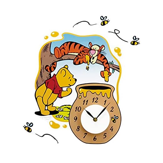 Winnie the Pooh Wall Clock Sticker 02