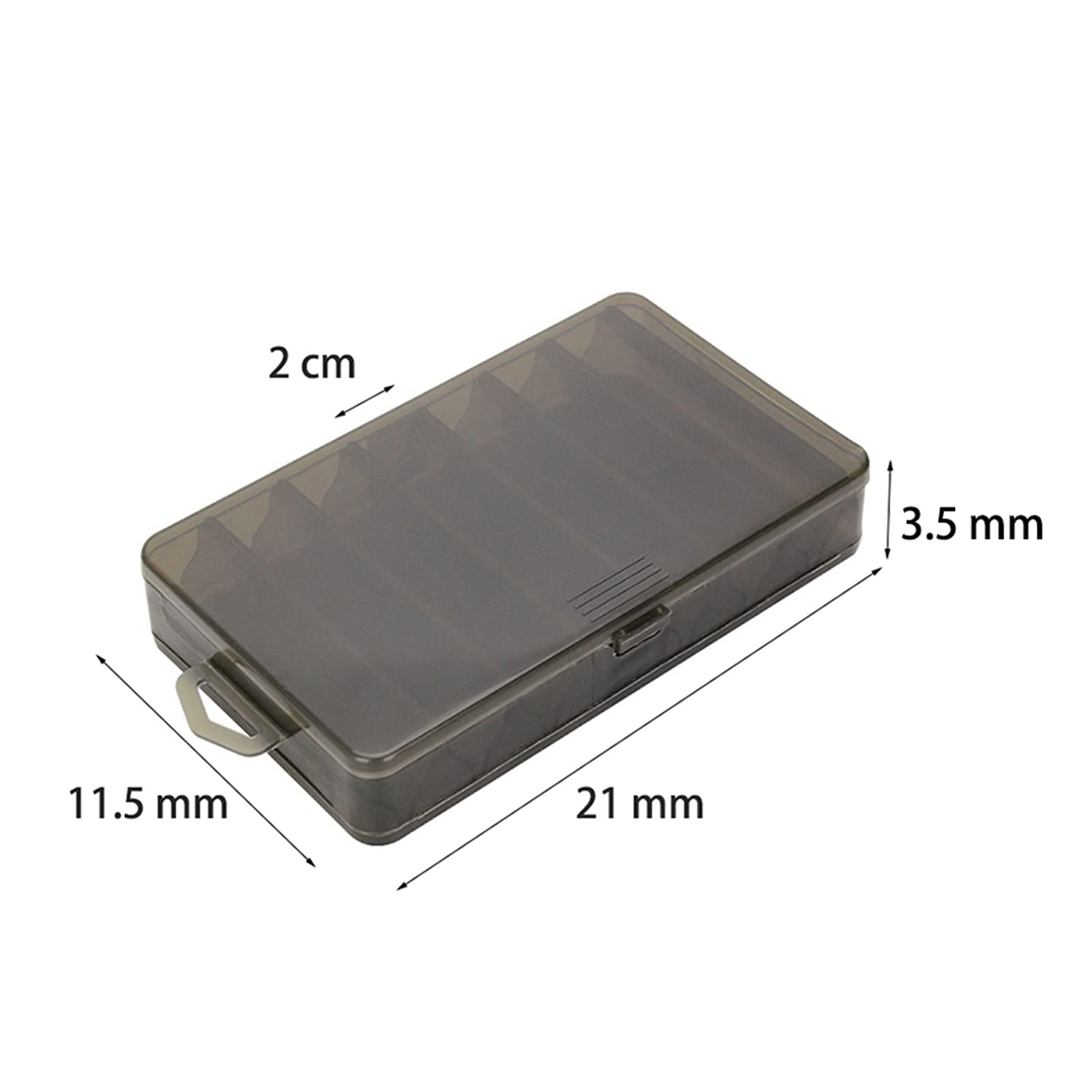 Angelzubehör Doublex Side Fishing Tackle Box Angelköder Box Köder Hook Outdoor Organizer Aufbewahrungskoffer Fish Accessory Box Kleinteilebox