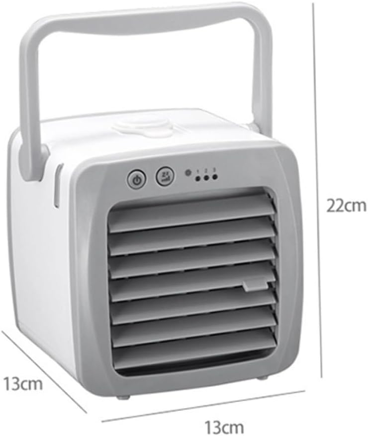 Cabilock 1pc Mini Air Conditioner Usb Fan Portable Desktop Air Cooler for Home Office School and Outdoor Use Energy-saving Humidifier Low Power Consumption