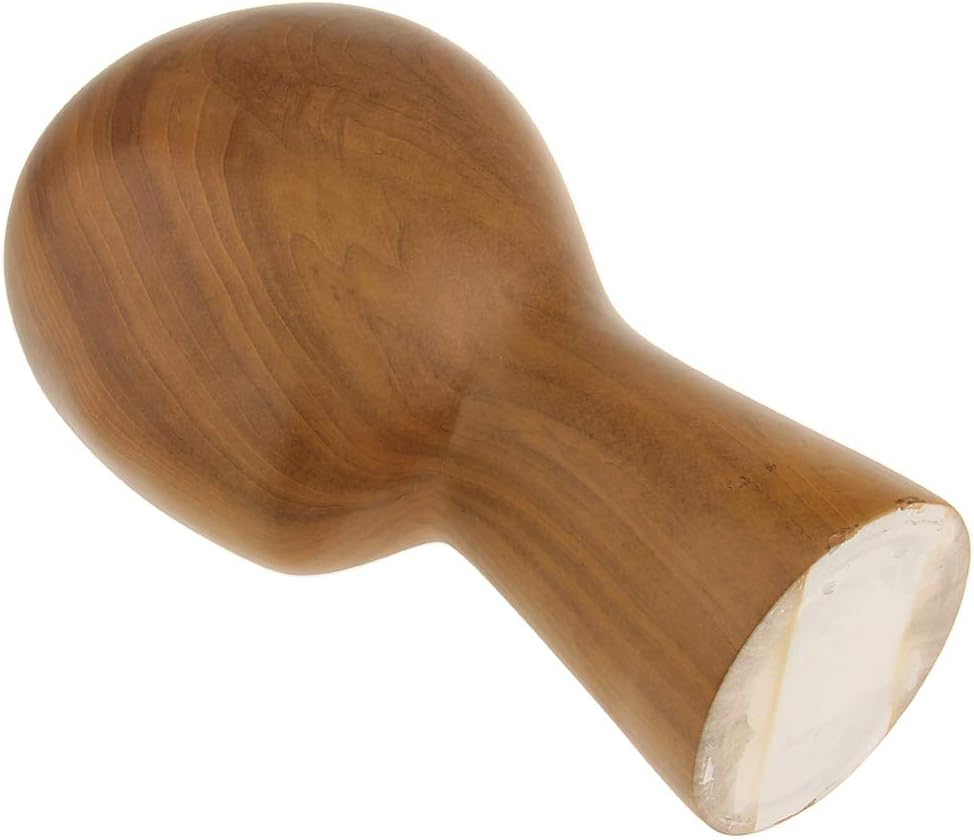 Abstract GFRP Wooden Mannequin Head Display Stand by M.M.A