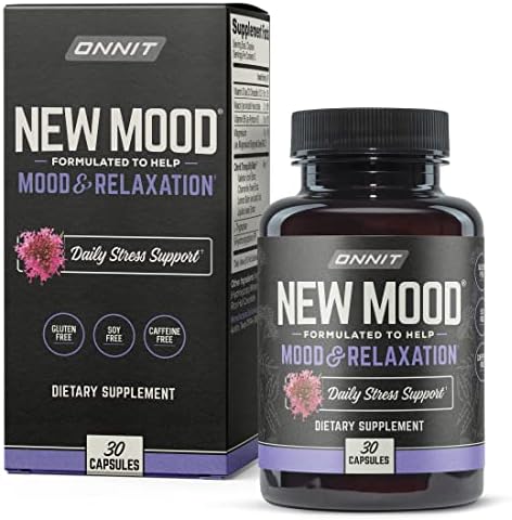 ONNIT New Mood - Stress Relief, Sleep and Mood Support Supplement, 30 Count…