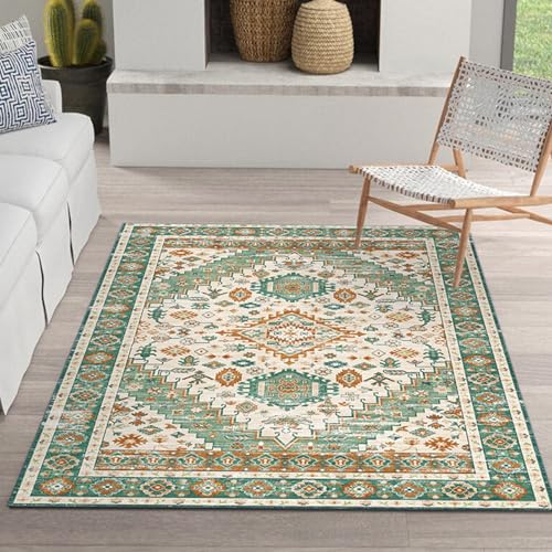 Tapis moderne poils courts lavable en machine pour salon - 3
