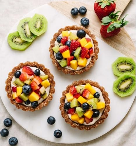 Image of 4 Inch Mini Quiche Pans Gold 6 Pack. Egg Tart Molds w /Removable Bottom, Non-Stick Coating, Rugged Carbon Steel for Small Tart Quiche Pie Making. Gift for Women Christmas Thanksgiving Festival