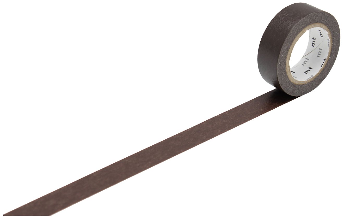 mt Cocoa Washi Masking Tape Roll - Brown