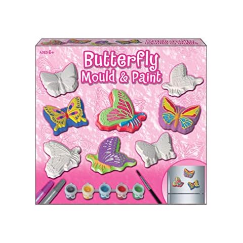 Kreative Kids TY0068 Butterfly Mould and Paint Set in Colour Box Cover