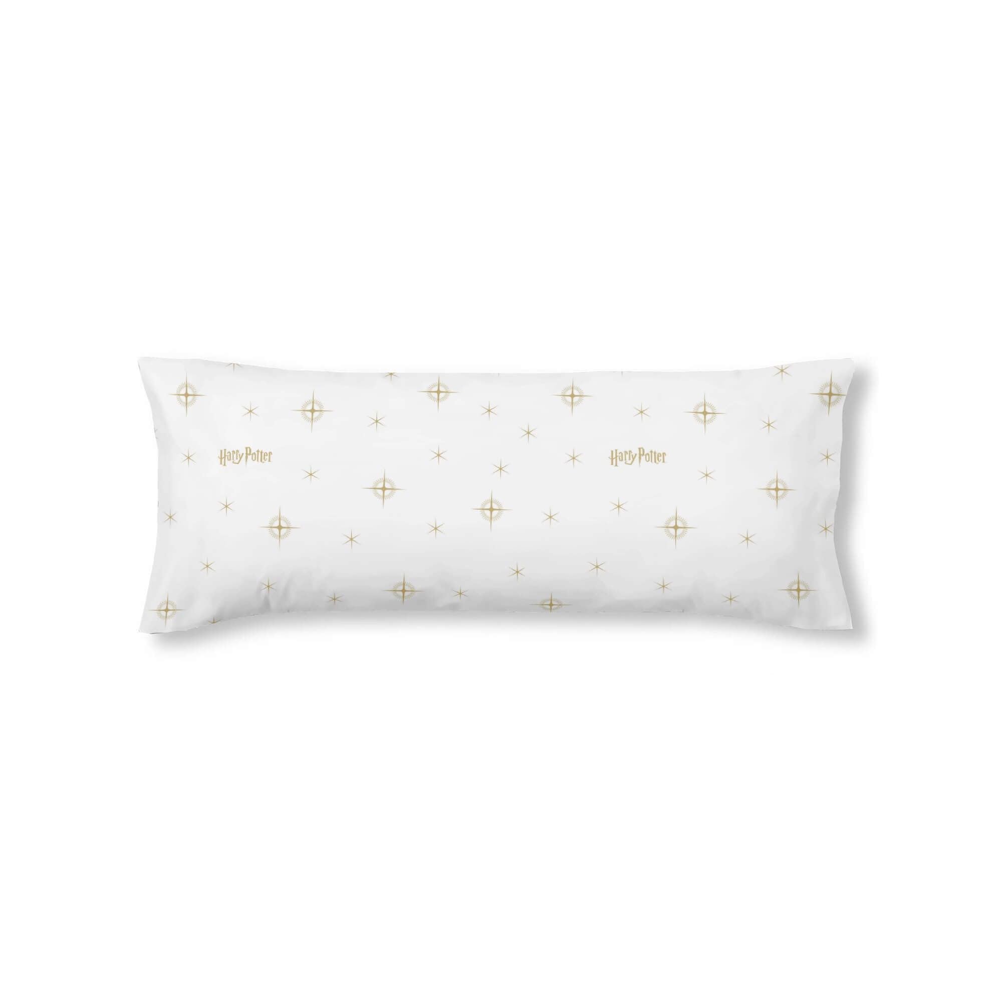 BELUM | Harry Potter Pillow Case, 100% Cotton Hpotter Stars Gold Pillowcase 90 Bed