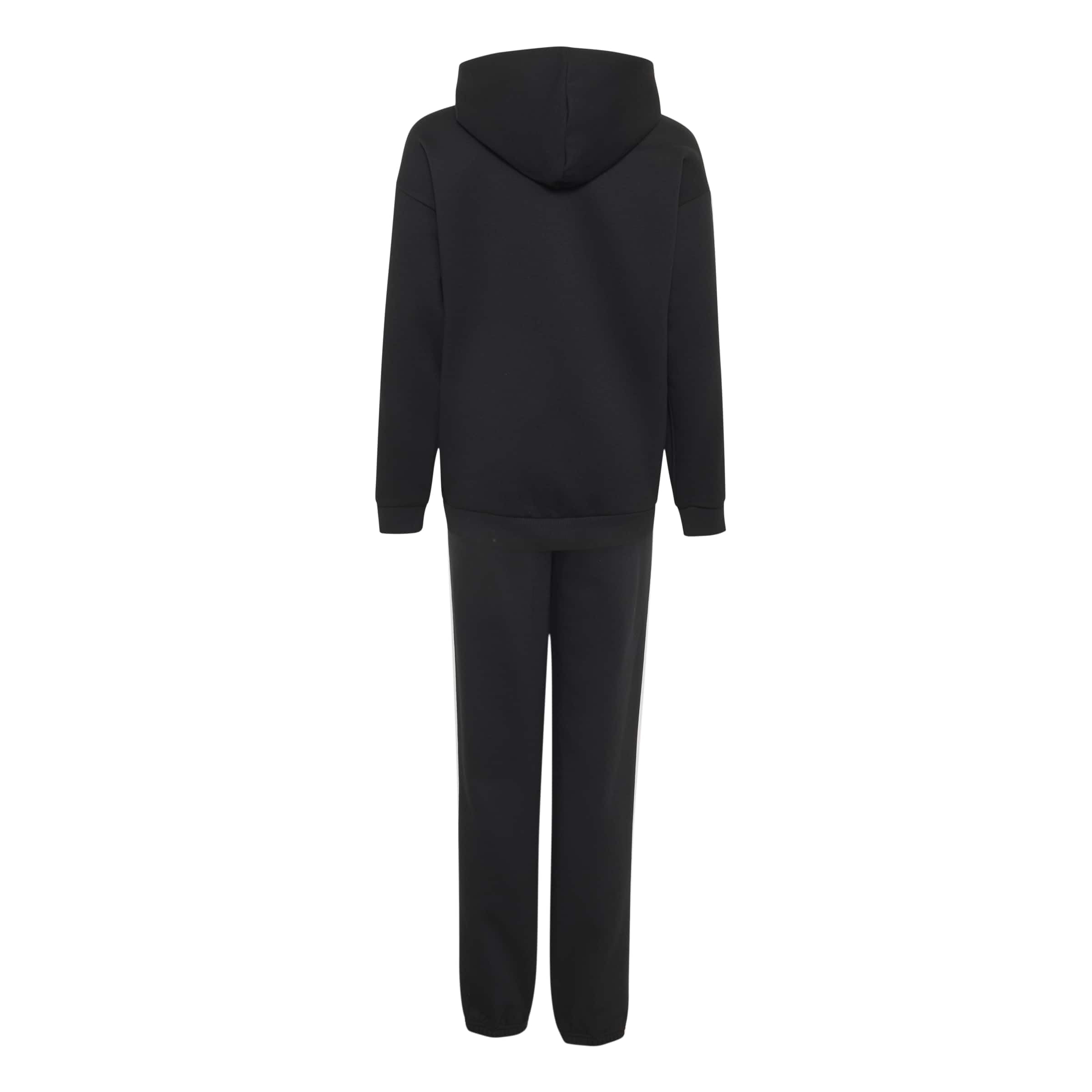 adidas Bambini e ragazzi Boys 3 Stripes Essentials Fleece Track_Suit, black, 13-14 Years