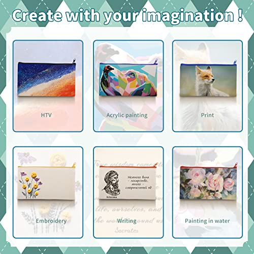 Image of 34 Pack 8.3 x 5 Inch Blank DIY, 24 Pack Colorful