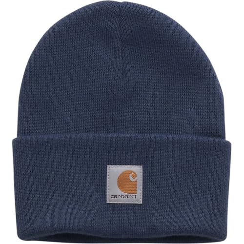 Image of Carhartt Kid's CB9012 Knit Beanie - Unisex Toddler One Size Fits All Dark Denim