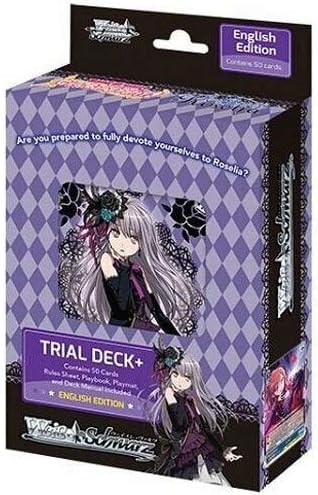 Bushiroad Weiss Schwarz EN Bang Dream Girls Band Party Roselia TD 50-card Trial Deck Plus