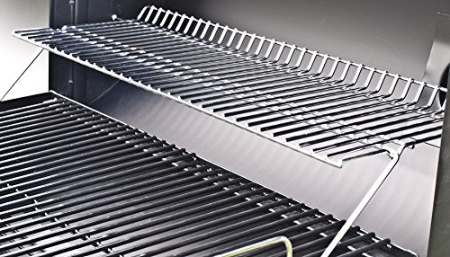 El Fuego Holzkohlegrill/ Smoker Dakota, Schwarz, 122x133x66 cm-11