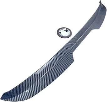 Rear Trunk Boot Roof Lip Spoiler Wing Compatible for VW Tiguan MK2.5 R-L R 2017-2024 Tuning Style Spoiler Cap BodykitCarbon Look