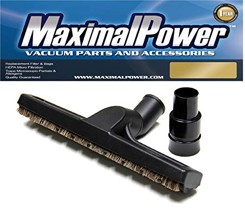 MaximalPower 12" Vacuum Cleaner Attachment 360 Floor Brush Tool Replacement 1.25" 1-1/4" 32mm