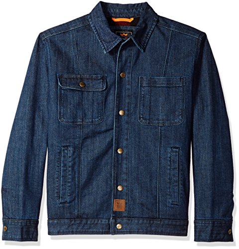 Walls Men's Vintage Jacket, Rinsed Denim, L