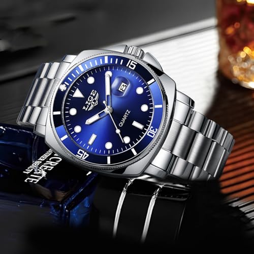 Image of LIGE Mens Roulette Wheel Watches Casino Themed Quartz Analog Watch 3ATM Waterproof Glowing Man Wrist Watches