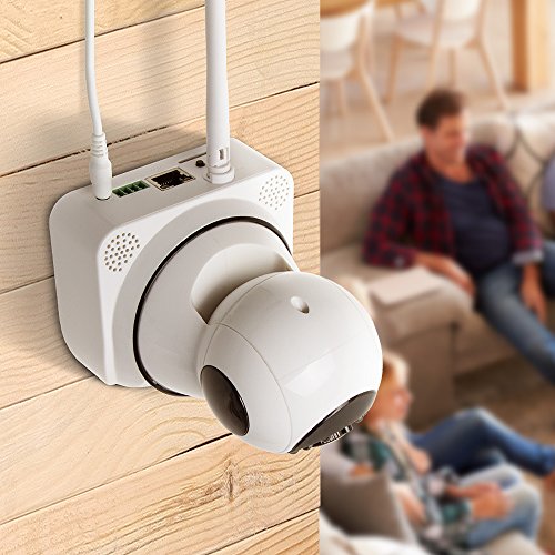 Pilot Electronics Guard Cam Wireless Security, Rotating Lens Ip Camera, White (Cl-4001) #TOP2