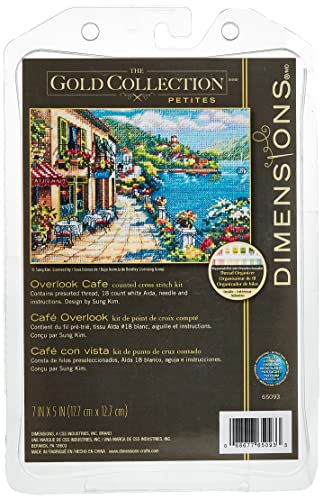 Point de croix compté Café Oublié Dimensions kit broderie fils premium - 3