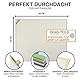 washly Mikrofaser Trockentuch in Spitzenqualität mit Oeko-TEX Siegel (2 Stück 40x60 cm) Premium Waffeltuch speziell für Küche, Bad und Haushalt - streifenfrei & fusselfrei Fenster putzen (Beige)