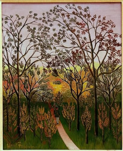 Tableaux murale art posté Henri Rousseau pour salon moderne