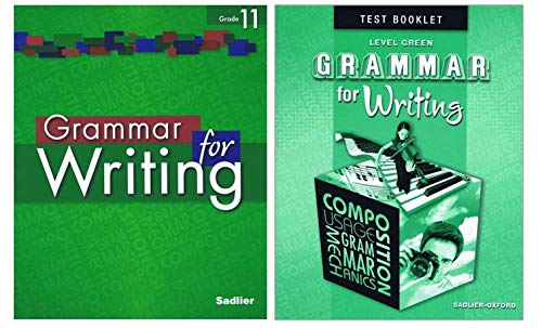 Grammar for Writing Student Edition with Test Booklet Grade 11: GW11A ...