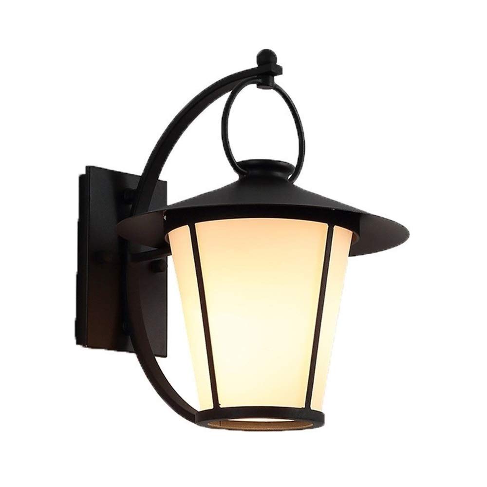 VDOQTLJT European Outdoor Waterproof Aluminum Wall Sconce American Modern Minimalist Aisle Lights Creative Stair Light Nordic Villa Garden Lantern Balcony Lamp