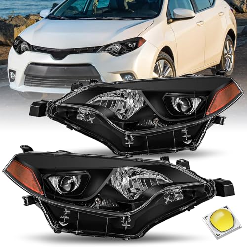 Image of JSBOYAT Headlights Assembly for 2014 2015 2016 Toyota Corolla