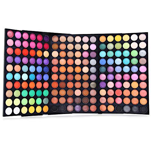 PhantomSky 180 Colores Sombra de Ojos de Maquillaje Cosmética Kit - Perfecto Paleta para Uso Profesional y Diario Cover