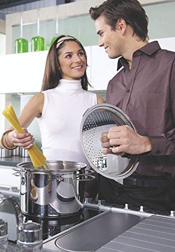 Espagueteira com Fundo Triplo, Tramontina, Solar 62517240, Inox, dimetro de 24 cm