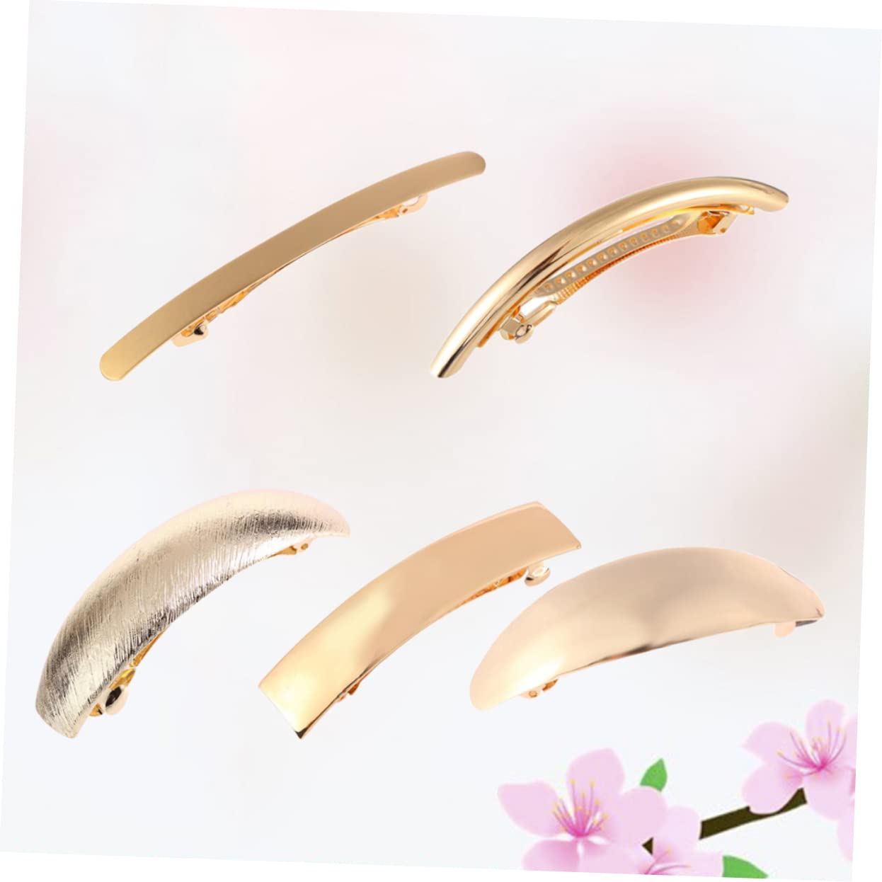 Beavorty 15stücke Teiliges Haarklammern Für Damen Goldene Haarspangen Rutschfeste Friseur Clips Eleganter Haarschmuck Für Partys Und Besondere Anlässe Für Pferdeschwanz Und
