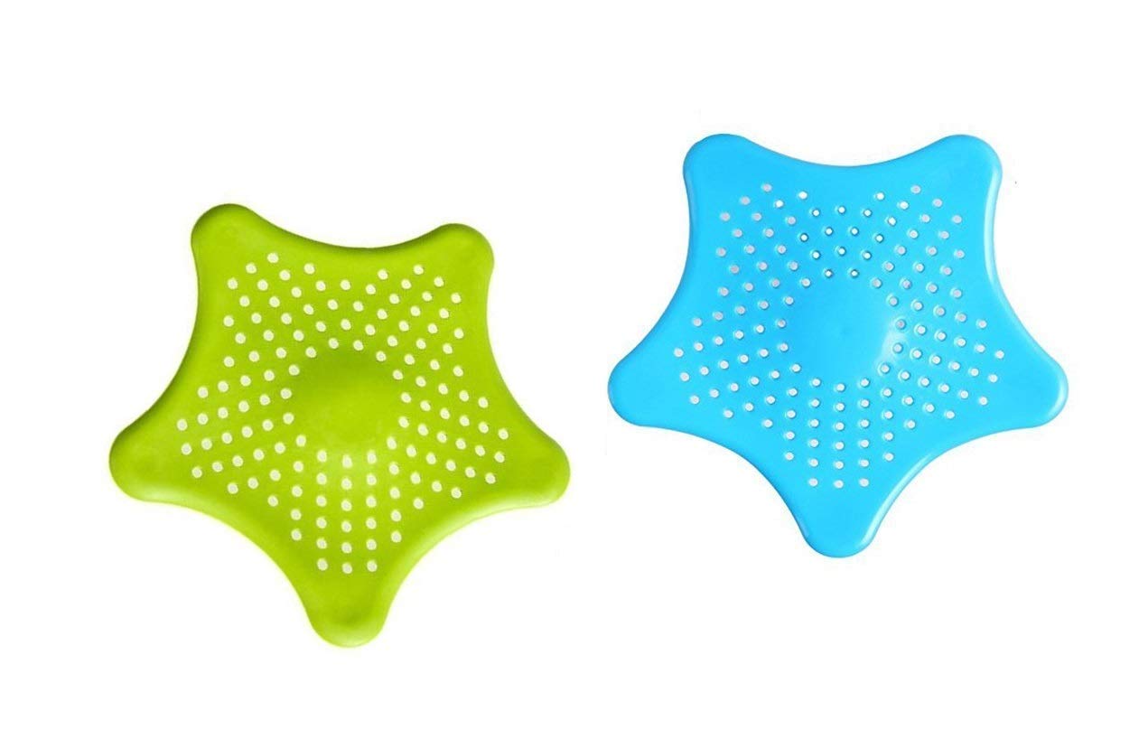 Rinkle Trendz Silicone Strainer Bathroom - Kitchen Drain Basin Basket Filter Stopper Drainer Sink Jali - Set of 2 - Random Color (B08XPBM2NG) Amazon Price History, Amazon Price Tracker