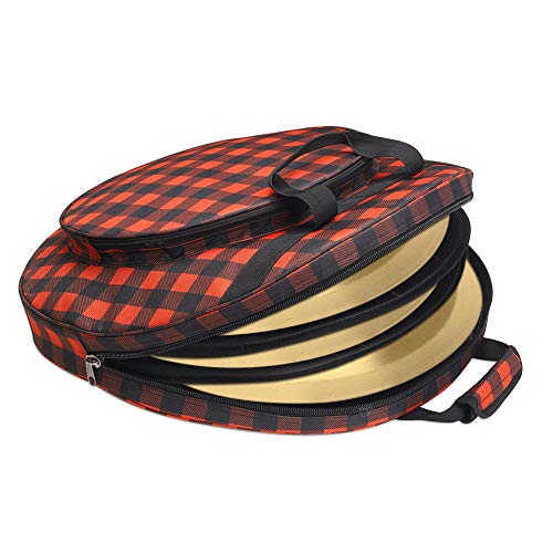 image for CHENGDE 22.8” Cymbal Bag, Drumstick Carrying Case, Padded Cymbal Sto