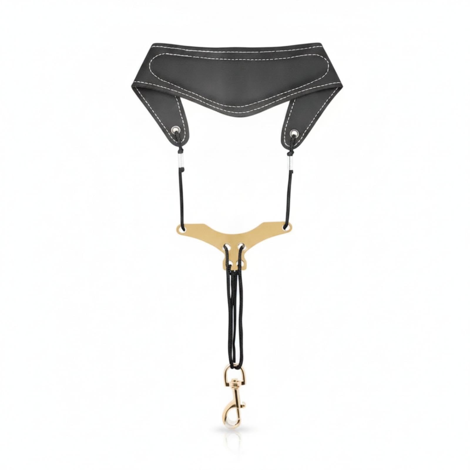 SNAPPSY Saxophone Neck Strap with Swivel Hook Adjustable Leather Saxophone Neck Strap Cushioned for Saxophonists, Students, Marching Band, Rehearsals-picture-12