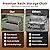 EasyUp 80 Gallon Wood Grain Style Outdoor Storage Bench, Waterproof and Lockable Deck Box Outdoor Storage Furniture for Patio,Garden,and Porch – Perfect for Storing Garden Tools and Cushions(Gray)