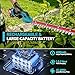 Sinbyuer Cordless Hedge Trimmer, 2 in 1 Electric Hedge Trimmer & Cordless Grass Shear, 21V/4.0Ah Battery Hedge Trimmer, Lightweight Shrub Trimmer Cordless, Handheld Hedge Trimmer for Garden, Yard,Lawn