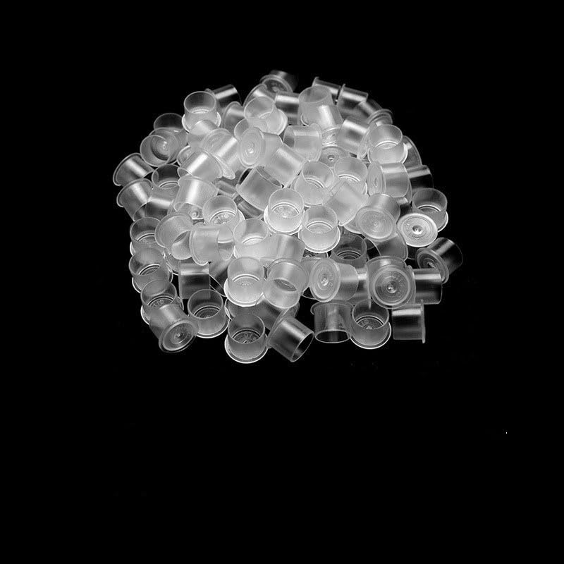 Vasos de tinta de tatuaje de 18 mm contenedores plásticos desechables para pigmento 500 uds