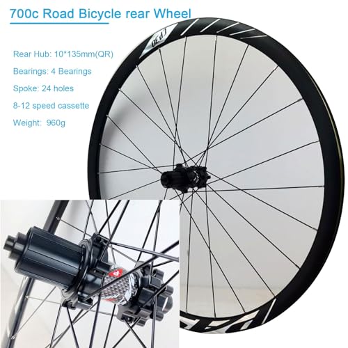 Zestaw kół 700c do roweru szosowego(Front Rear Wheel)