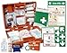 Produktbild Erste-Hilfe-Koffer M5+ PRO nach aktueller DIN 13157 (Betriebe) & 13164 (KFZ) -Komplettpaket- inkl. Beatmungshilfe + Hygiene-Gel + Sprühpflaster + Verbandbuch + Aushang, Aufkleber