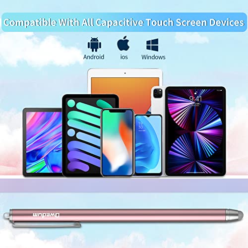 Stylus Pens For Touch Screens(5 Pcs), Sensitivity Fiber Tips Stylus Pen For Ipad Compatible With Apple/Iphone/Ipad/Android/Tablets And All Capacitive Touch Screens #TOP1
