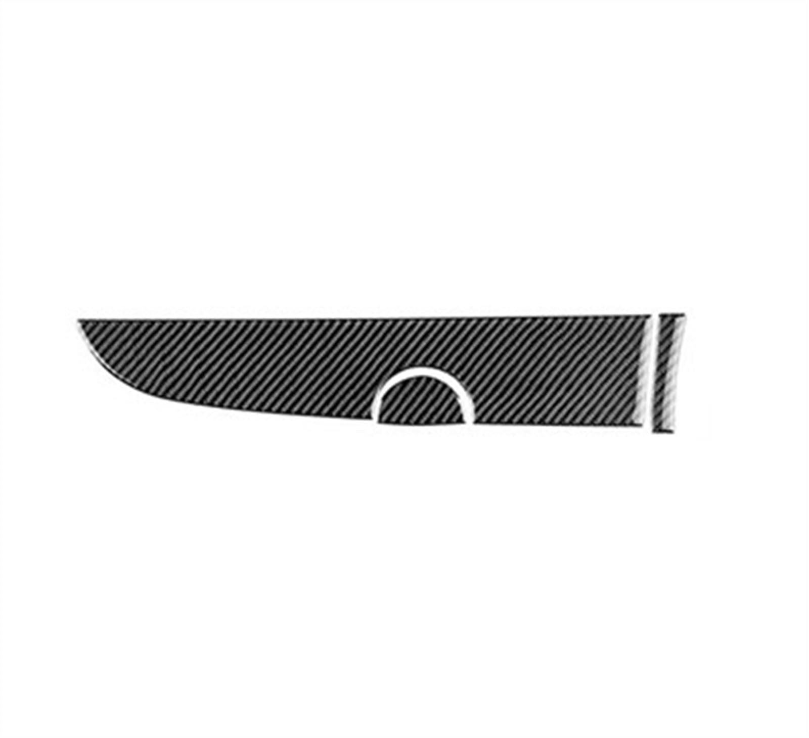 Piwine Rhd Co-Pilot Black Real Soft Carbon Fiber Car Co-Pilot Panel Trim Strip For Fiat For Abarth 595 2016 2017 2018 2019 2020 2021 2022 2023