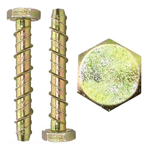 8 viti di ancoraggio per calcestruzzo e muratura autentiche Thunderbolt®, M8 x 100, con testa esagonale (V35157)