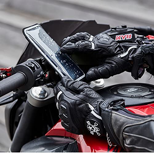 Image of Shapeheart - Magnetic motorbike phone holder | Anti vibration motorcycle phone holder | Waterproof Motorcycle Handlebar phone mount | 360 orientation | Fits Any Phone & Case | Handlebar diameter 20-50 mm | Quick Attach and Release | Absorbs Vibrations | Motorcycles & Scooters