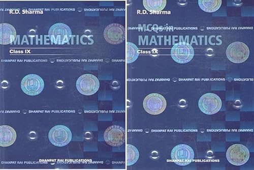 MATHEMATICS FOR CLASS - 9, WITH MCQS IN MATHEMATICS [SET OF TWO BOOKS] BY R. D. SHARMA