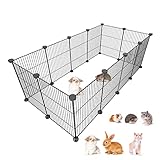 Pet Playpen Pet Fence Hamster Playpen, Guinea Pig Playpen Small Animal Playpen Portable Playpen, Rab