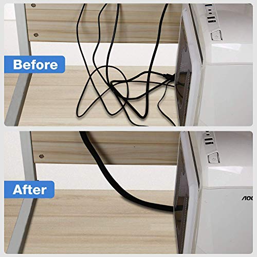 JOTO 26ft - 1/2 inch Protector de Cables Tubo de Manguera con Soportes para Cargador de Auto y Sujetacables miniatura 4