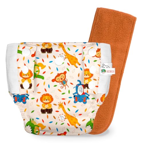 Image of SuperBottoms UNO Pull-up Pant Style Diaper | Cloth Diaper for Babies | Reusable, No Tapes, Easy to Wear, Designed for Active Little Ones | 3M - 3Y | Pack of 1