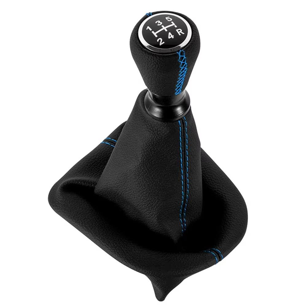 Poanbcgy Blue 5-Speed Gear Shift Knob For Bmw 207 307 406 C3 C4 C5 Auto Parts(Blue)