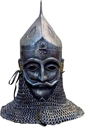 Amazon.com: Ottoman Empire Helmet with Chainmail ~ Medieval Knight Mask ...