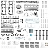MDS 5.7 HEMI V8 Engine Camshaft Lifter Kit, 5.7L Hemi Overhaul Rebuild Kit With Timing Chain Kit, Oil Pump & Water Pump Set & Pistons Rings Set, Compatible with 2009 10 11 12 13 14 15 Dodge Ram 1500